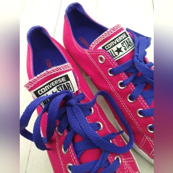 Converse East Coast Chuck Taylor Junior Sneakers Running Shoes SZ 5.5 Pink Kids - Picture 3 of 16